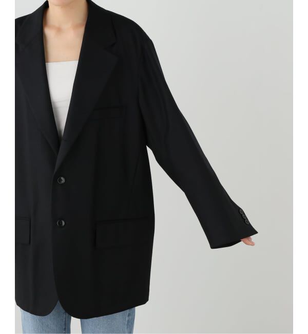 FRAMeWORK「COUTURE DADAM big jk single cashmere ble」|テーラードジャケット|