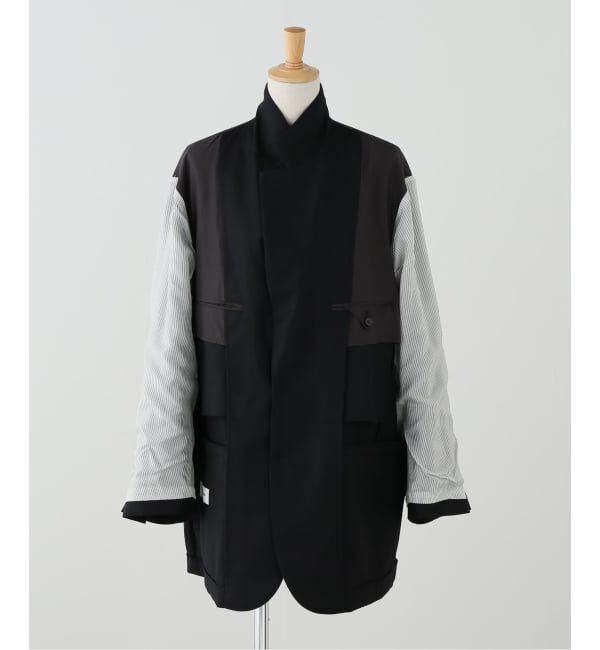 FRAMeWORK「COUTURE DADAM big jk single cashmere ble」|テーラードジャケット|