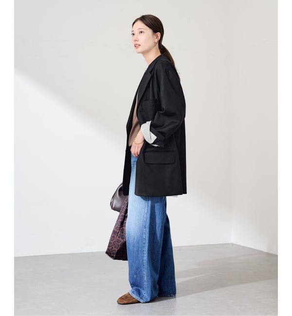 FRAMeWORK「COUTURE DADAM big jk single cashmere ble」|テーラードジャケット|