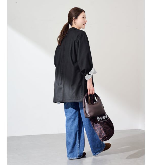 FRAMeWORK「COUTURE DADAM big jk single cashmere ble」|テーラードジャケット|
