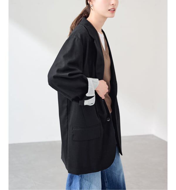 FRAMeWORK「COUTURE DADAM big jk single cashmere ble」|テーラードジャケット|