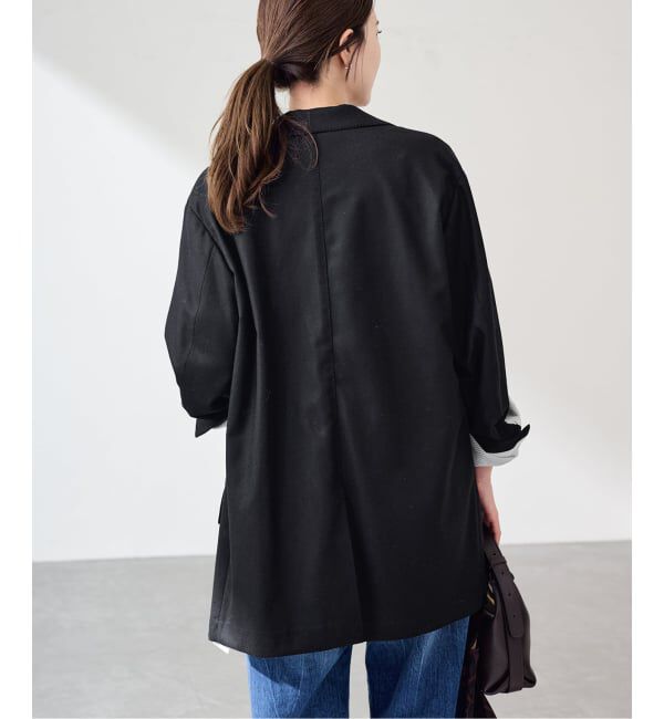 FRAMeWORK「COUTURE DADAM big jk single cashmere ble」|テーラードジャケット|