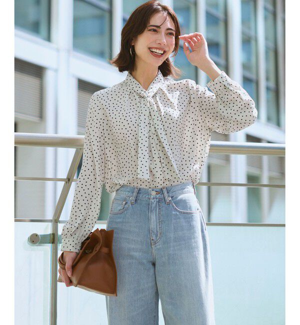 23区「【SLOW/一部店舗限定】ワイドシルエット デニム パンツ」|デニム|
