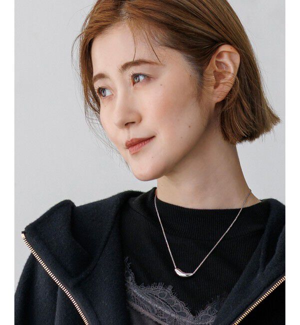 23区「ニュアンス メタルモチーフ ネックレス」|ネックレス|シルバー系