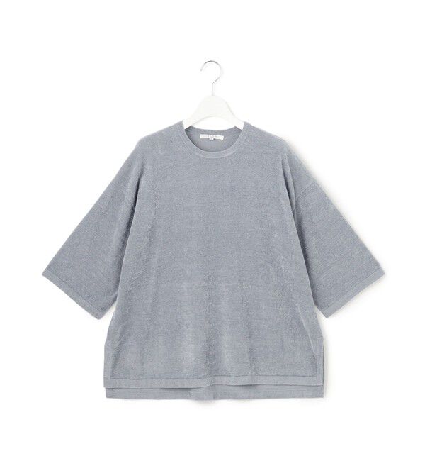 23区「【SLOW/一部店舗限定】マットベロア ニットプルオーバー」|ニット・セーター|