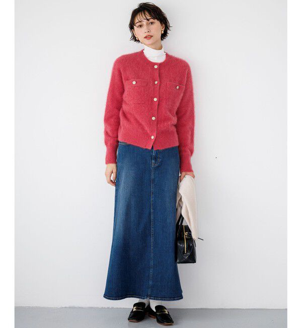 23区「【見上愛さん着用】ライン メタル イヤリング」|イヤリング|