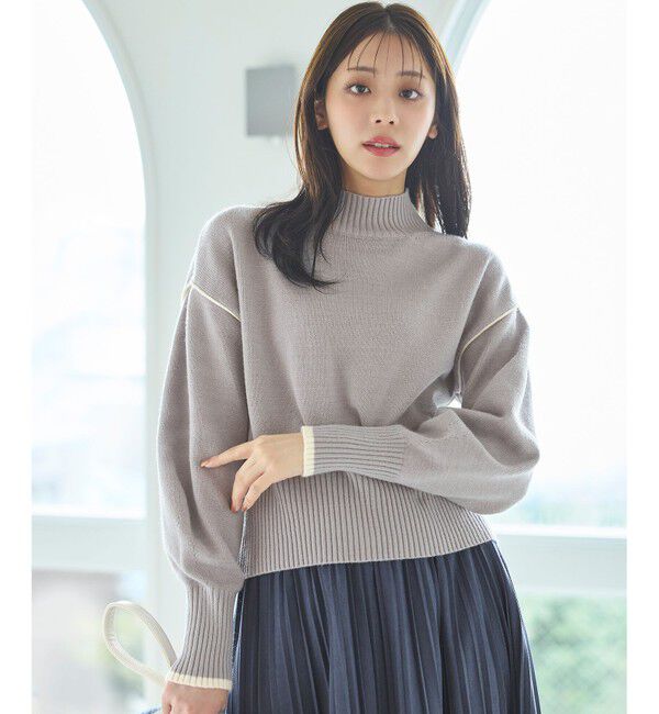 ANY SIS「【洗える・2SET】ボリューム ニット &times; スエードライク スカート セット」|スーツ|