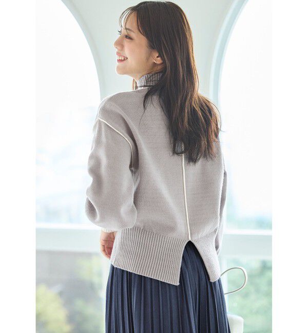 ANY SIS「【洗える・2SET】ボリューム ニット &times; スエードライク スカート セット」|スーツ|