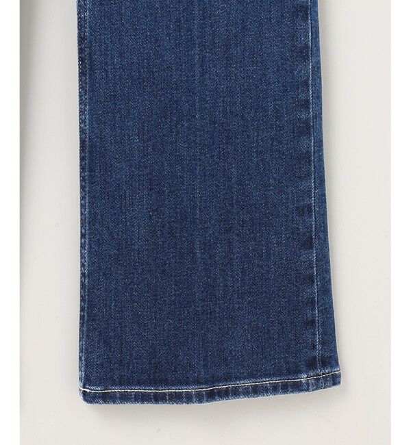 ANY SIS「【美Denimシリーズ】センタープレスセミフレア デニム」|デニム|