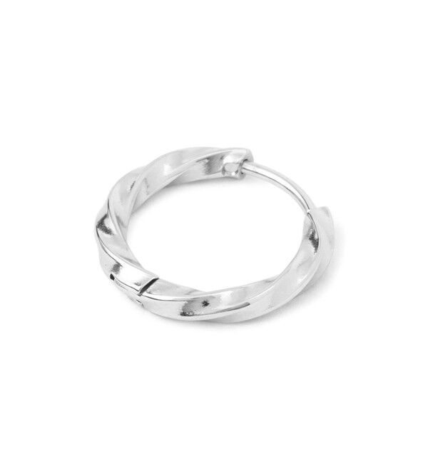 ROPE PICNIC PASSAGE「ステンレスカット入りフープピアス」|ピアス|