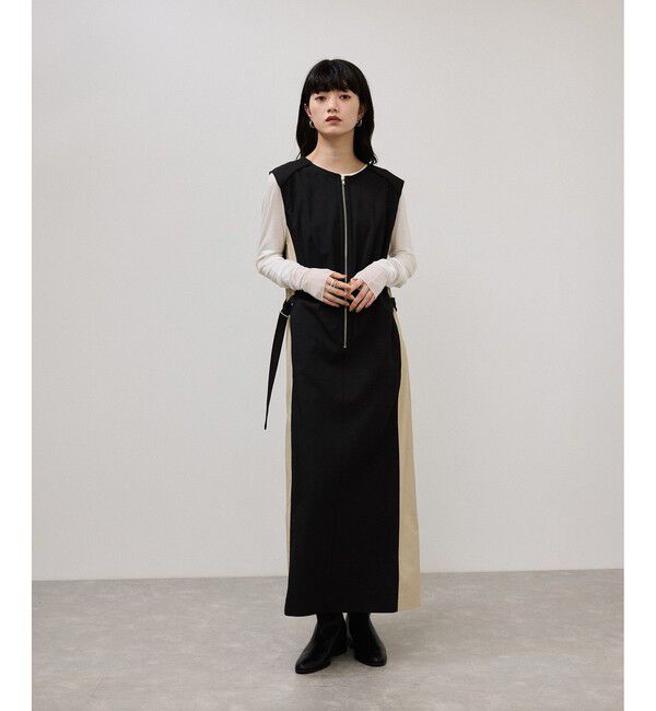 ADAM ET ROPE'「【WEB限定】2WAYコンビジャンパースカート」|ワンピース|