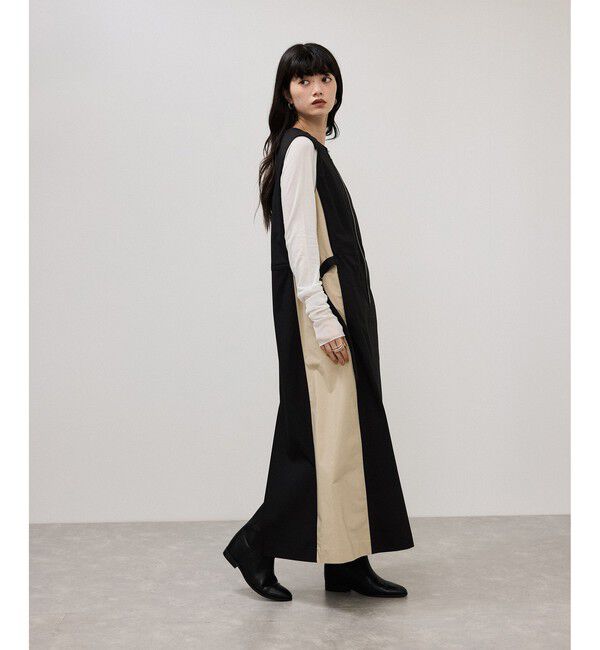 ADAM ET ROPE'「【WEB限定】2WAYコンビジャンパースカート」|ワンピース|