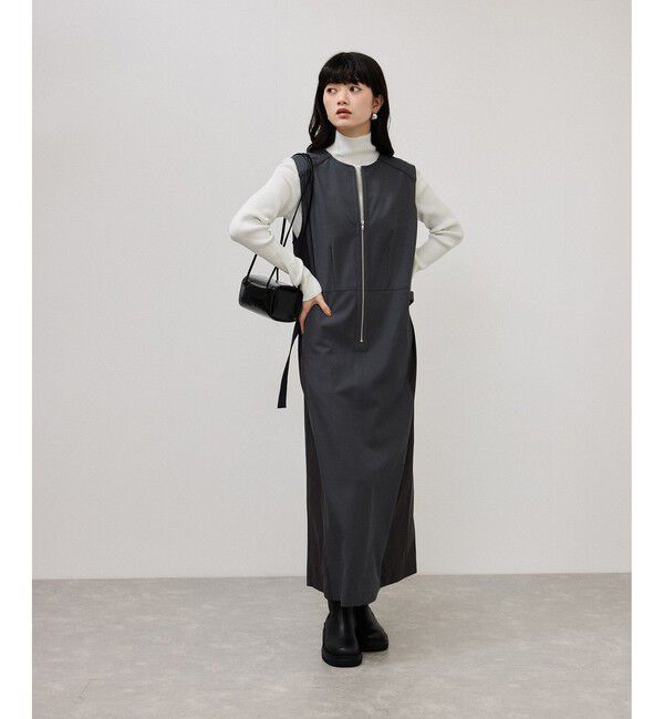 ADAM ET ROPE'「【WEB限定】2WAYコンビジャンパースカート」|ワンピース|