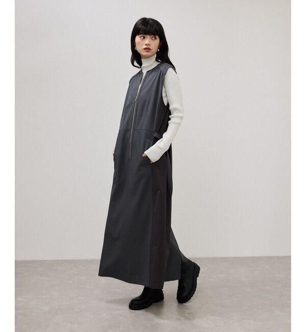 ADAM ET ROPE'「【WEB限定】2WAYコンビジャンパースカート」|ワンピース|