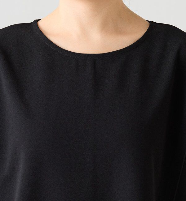  「シアー切替カットジョーゼットプルオーバー」|Tシャツ・カットソー|