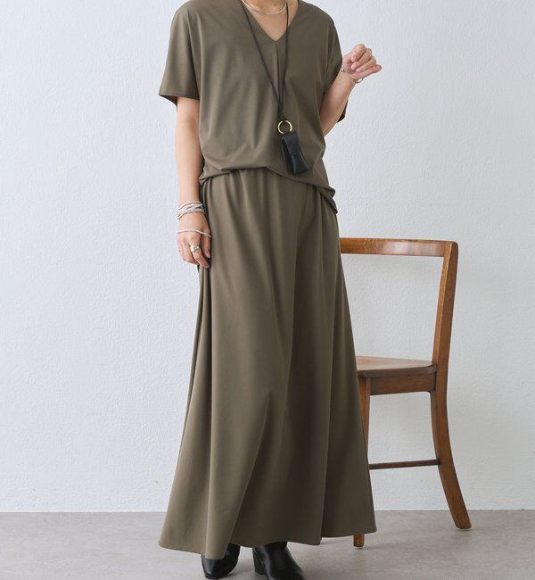  「【接触冷感/紫外線防止/セットアップ可/2サイズ展開】カットバイアススカート」|スカート|