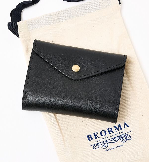 ABAHOUSE「【BEORMA/ベオーマ】三つ折りウォレット/ 財布 S0002」|財布|ブラック