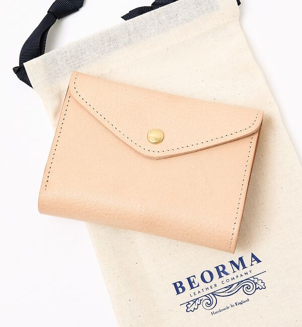 ABAHOUSE「【BEORMA/ベオーマ】三つ折りウォレット/ 財布 S0002」|財布|ベージュ系その他1
