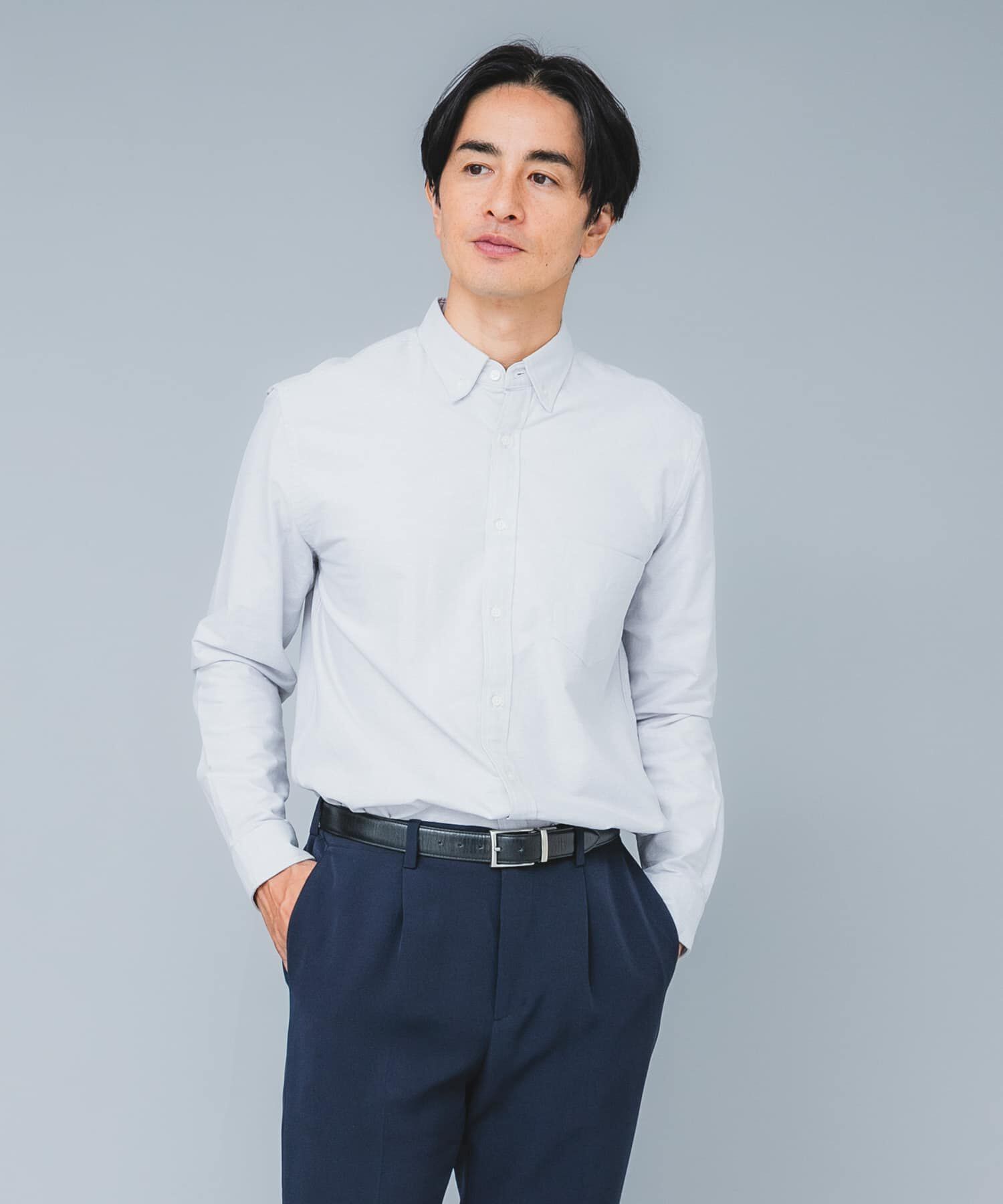 URBAN RESEARCH ROSSO「『WEB限定』『XXLｻｲｽﾞあり』『抗菌/消臭』ﾊｲﾊﾟﾌｫｰﾏﾝｽｵｯｸ」|シャツ・ブラウス|グレー