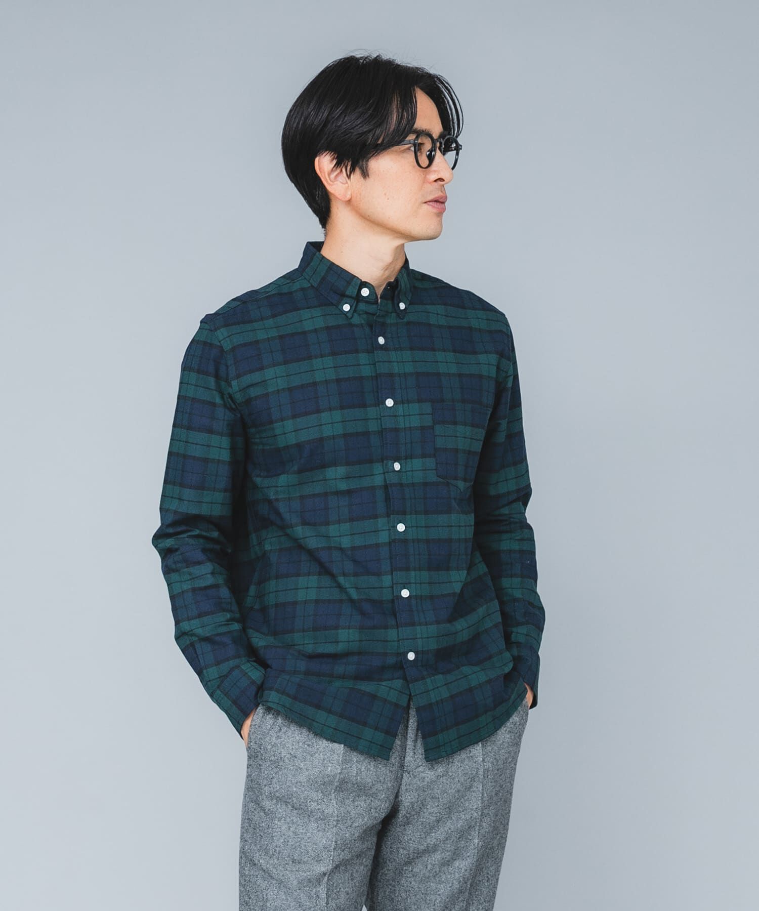 URBAN RESEARCH ROSSO「『WEB限定』『XXLｻｲｽﾞあり』『抗菌/消臭』ﾊｲﾊﾟﾌｫｰﾏﾝｽｵｯｸ」|シャツ・ブラウス|グリーン系その他