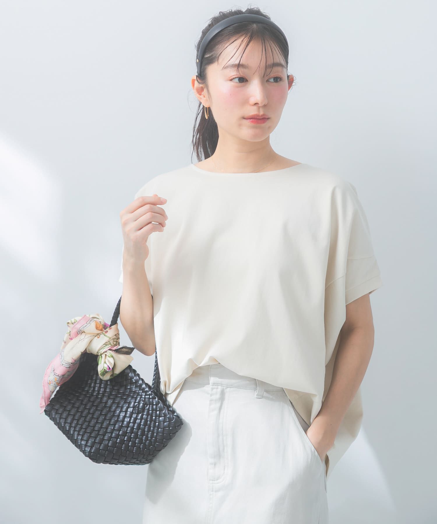 URBAN RESEARCH ROSSO「『WEB/一部店舗限定』UVカットドルマンスリーブプルオーバー」|Tシャツ・カットソー|