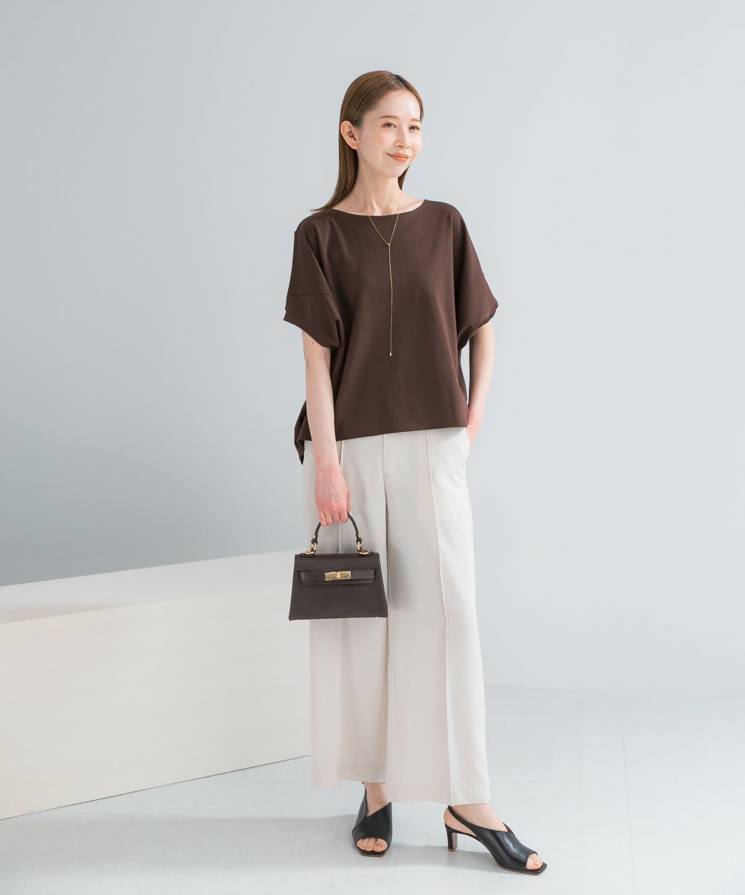 URBAN RESEARCH ROSSO「『WEB/一部店舗限定』UVカットドルマンスリーブプルオーバー」|Tシャツ・カットソー|