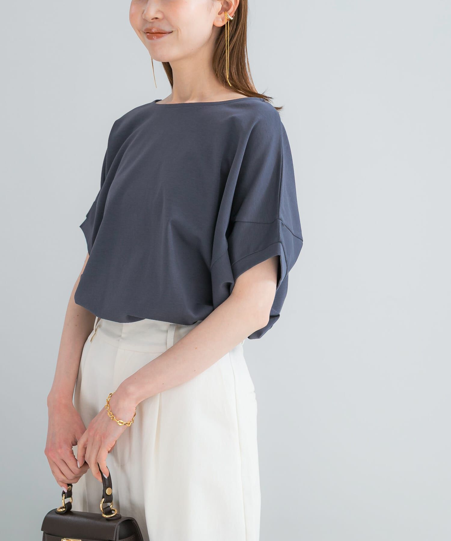 URBAN RESEARCH ROSSO「『WEB/一部店舗限定』UVカットドルマンスリーブプルオーバー」|Tシャツ・カットソー|