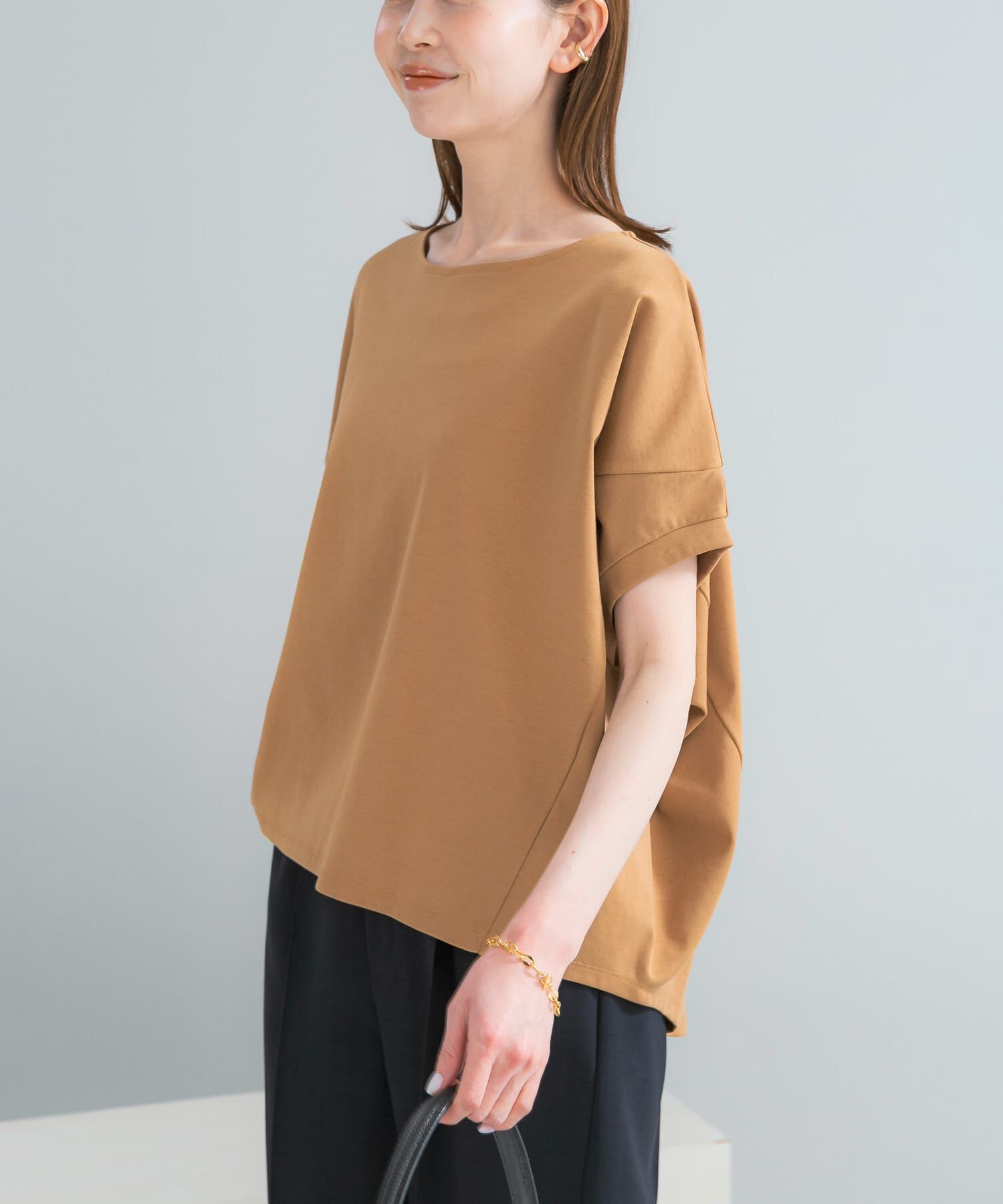 URBAN RESEARCH ROSSO「『WEB/一部店舗限定』UVカットドルマンスリーブプルオーバー」|Tシャツ・カットソー|