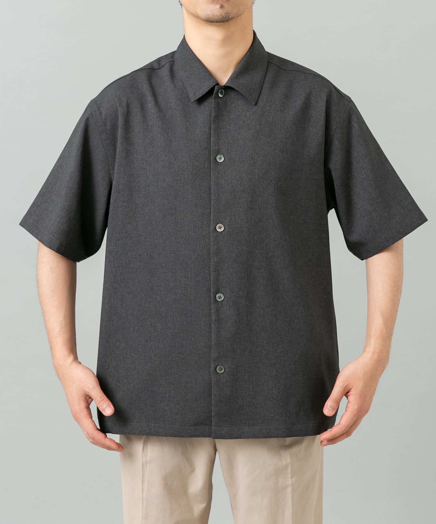 URBAN RESEARCH ROSSO「『セットアップ対応』『防シワ』サマーウール調サイドポケットシャツ」|シャツ・ブラウス|
