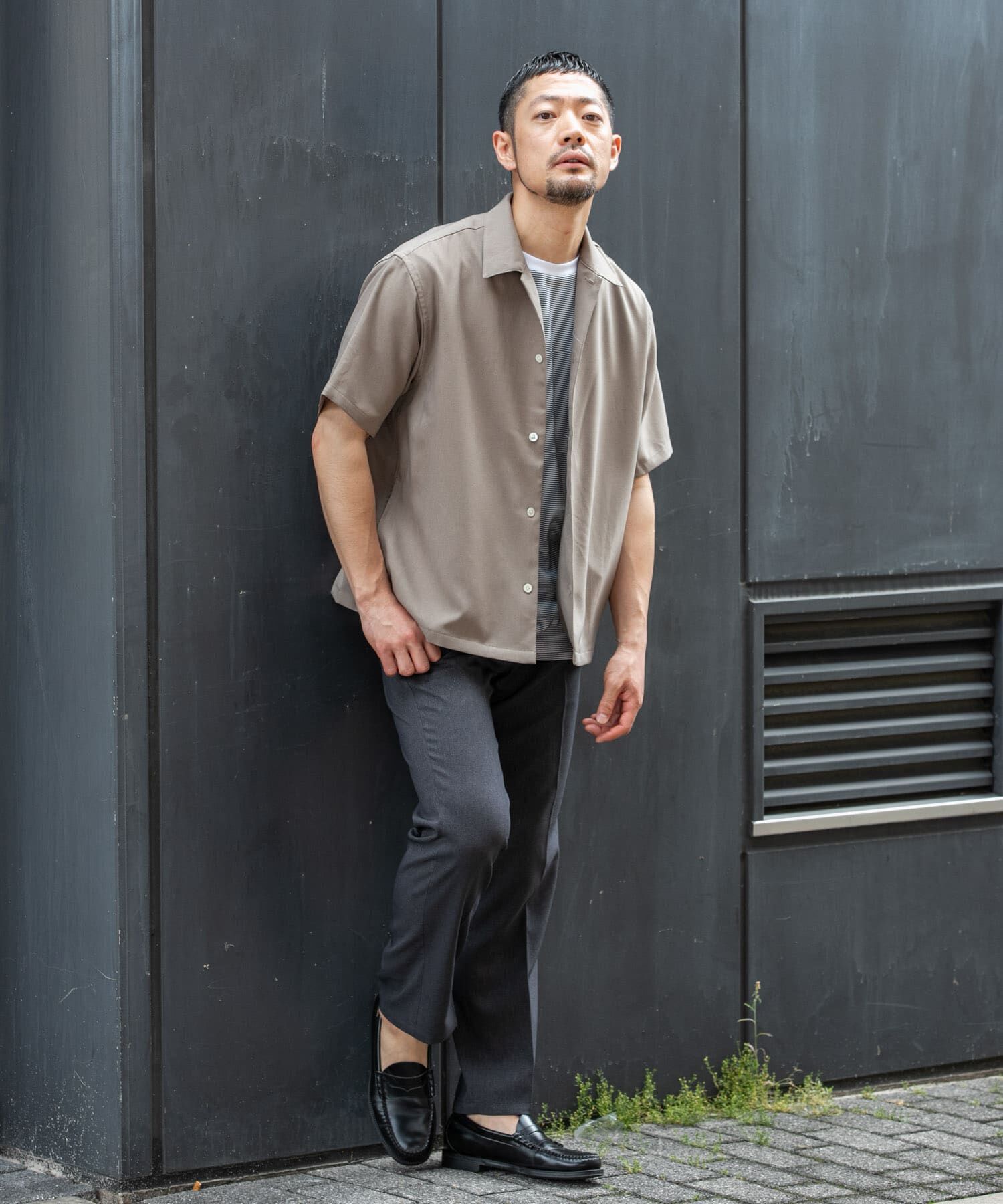 URBAN RESEARCH ROSSO「『セットアップ対応』『防シワ』サマーウール調サイドポケットシャツ」|シャツ・ブラウス|