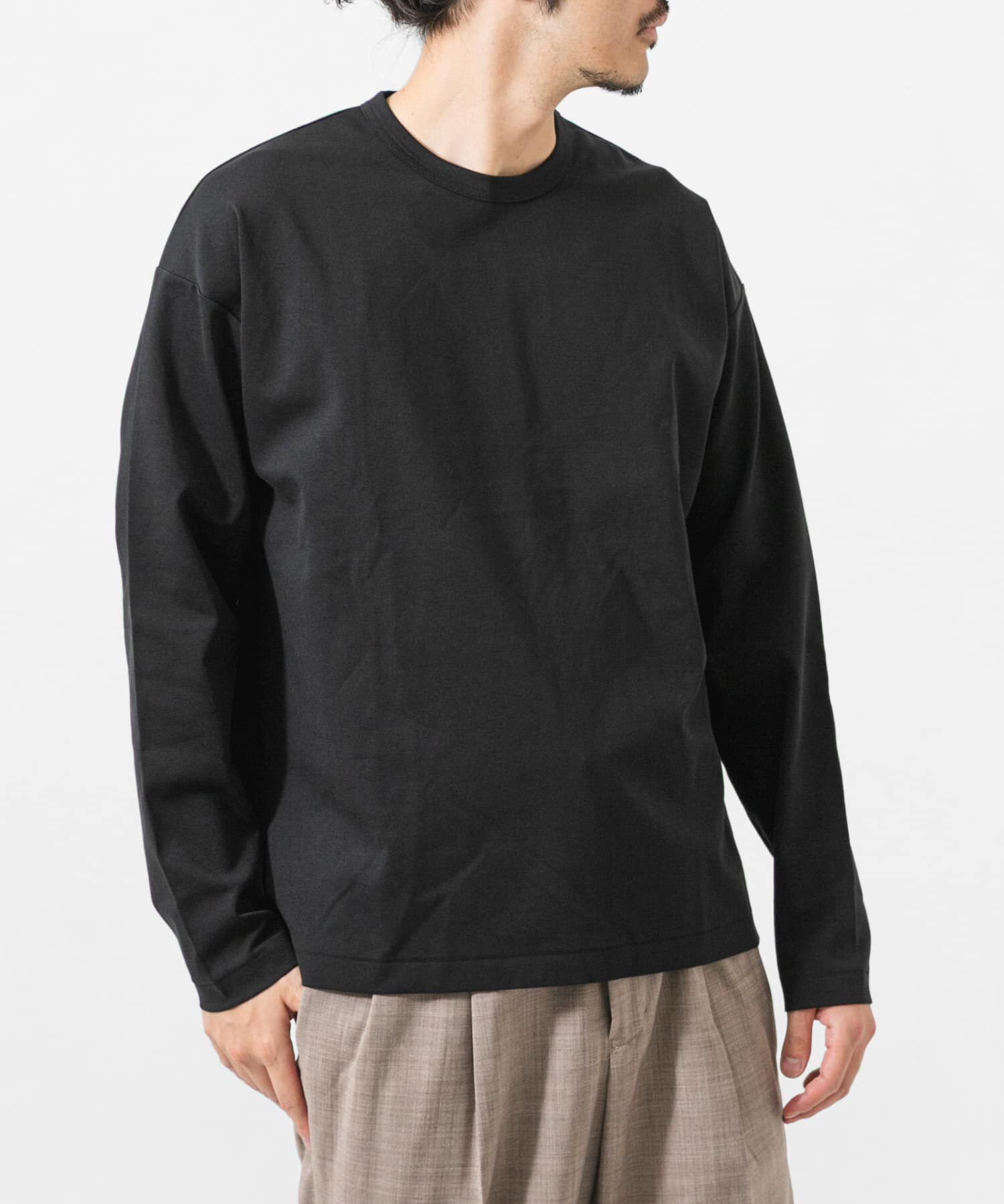 URBAN RESEARCH「COTTON NYLON SMOOTHY LONG-SLEEVE」|Tシャツ・カットソー|