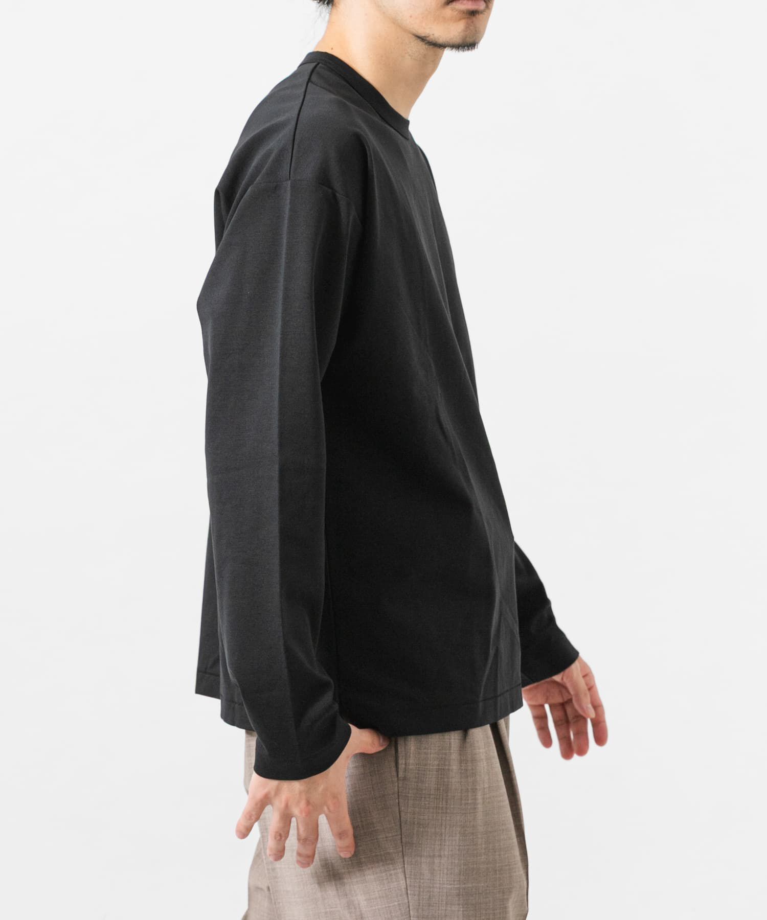 URBAN RESEARCH「COTTON NYLON SMOOTHY LONG-SLEEVE」|Tシャツ・カットソー|