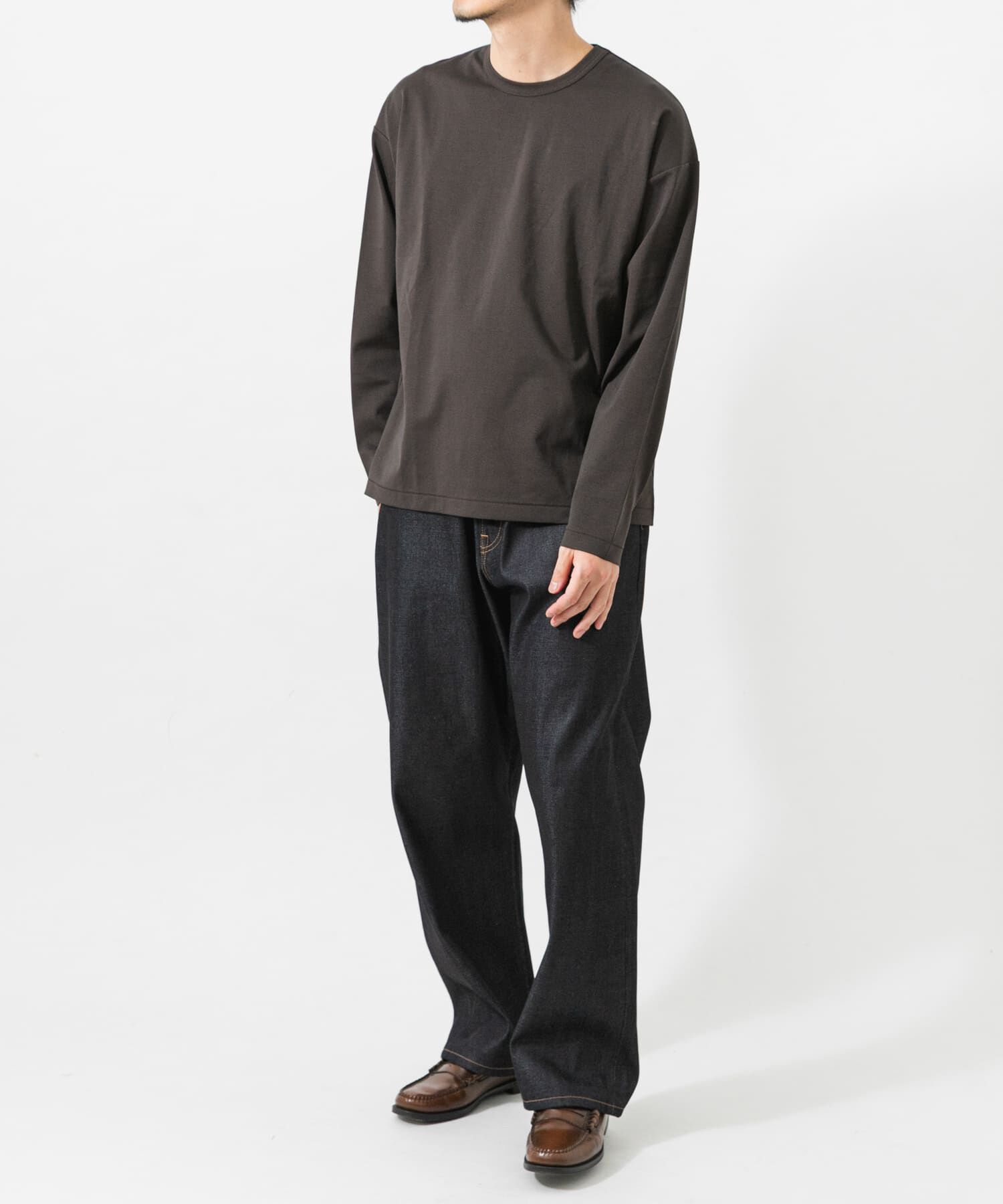 URBAN RESEARCH「COTTON NYLON SMOOTHY LONG-SLEEVE」|Tシャツ・カットソー|