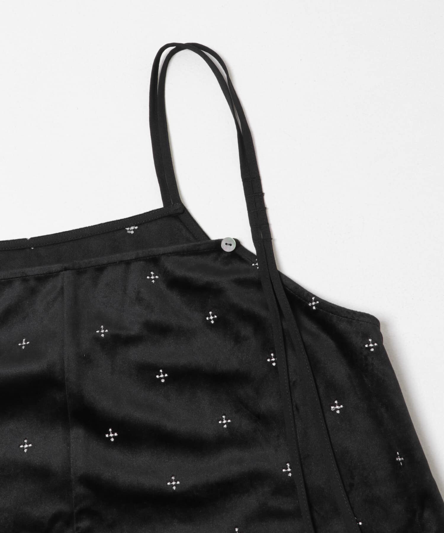 URBAN RESEARCH DOORS「刺繍ベロアキャミチュニック」|キャミソール|