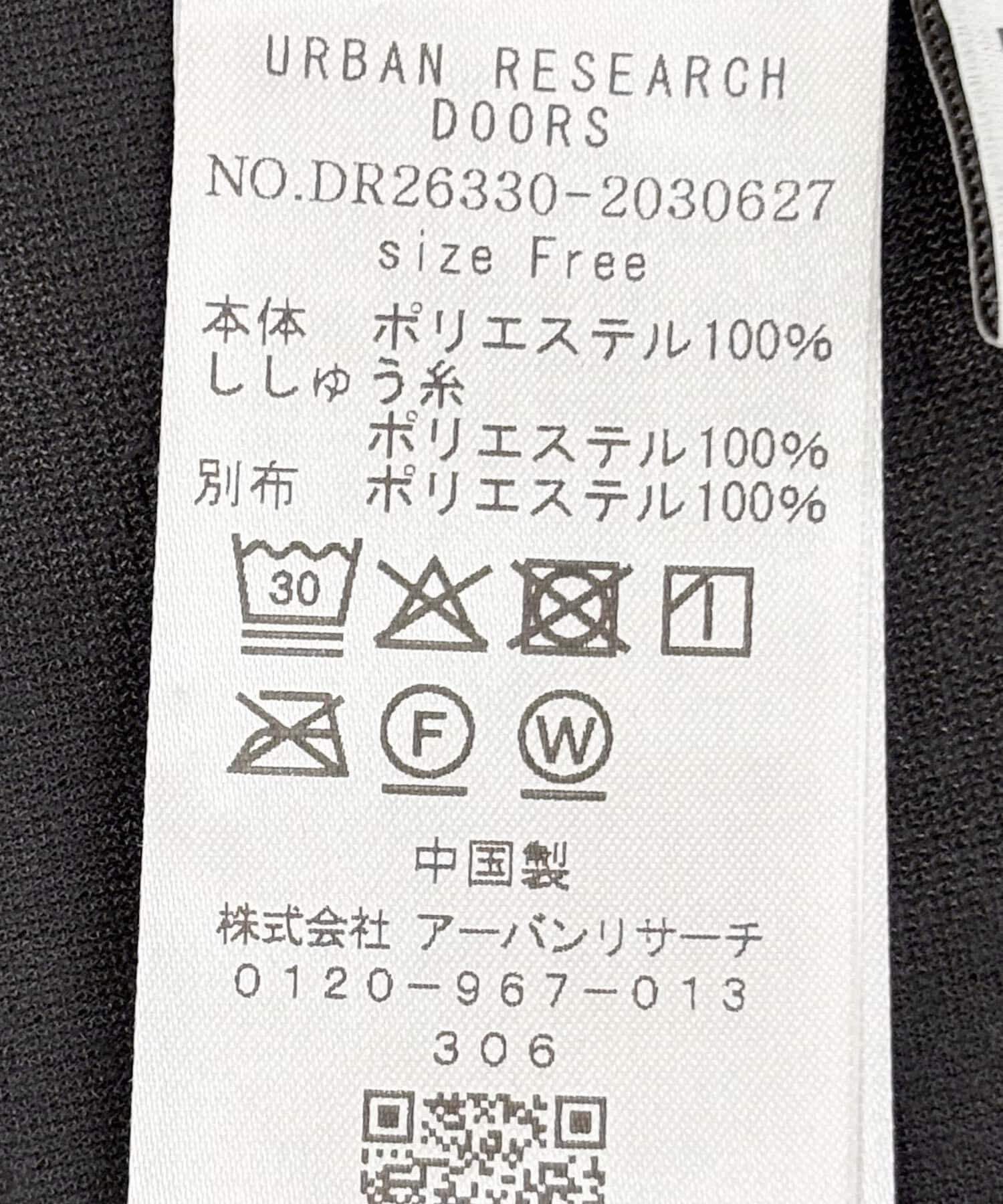 URBAN RESEARCH DOORS「刺繍ベロアキャミチュニック」|キャミソール|