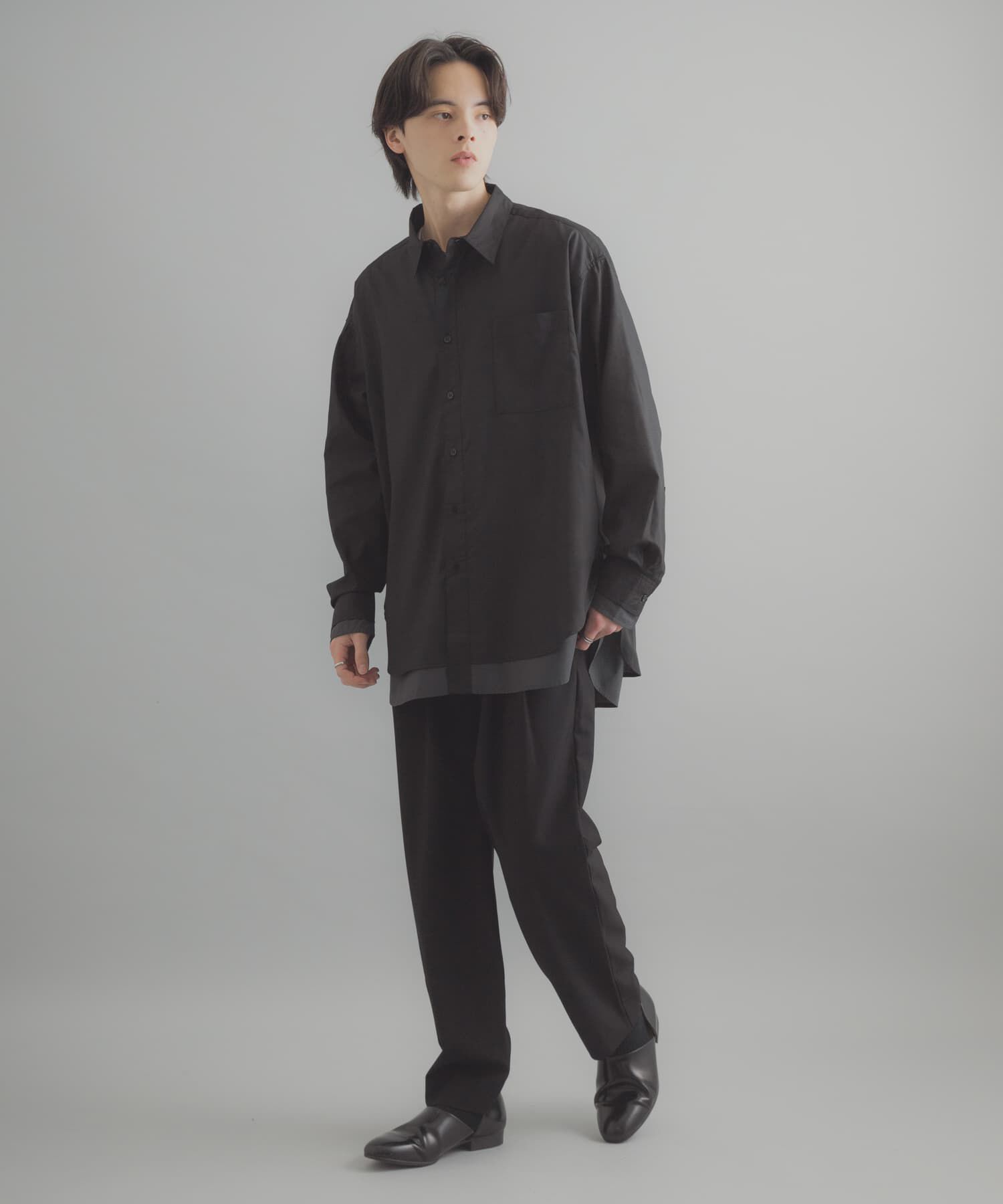 SENSE OF PLACE by URBAN RESEARCH「レイヤードレギュラーカラーシャツ」|シャツ・ブラウス|