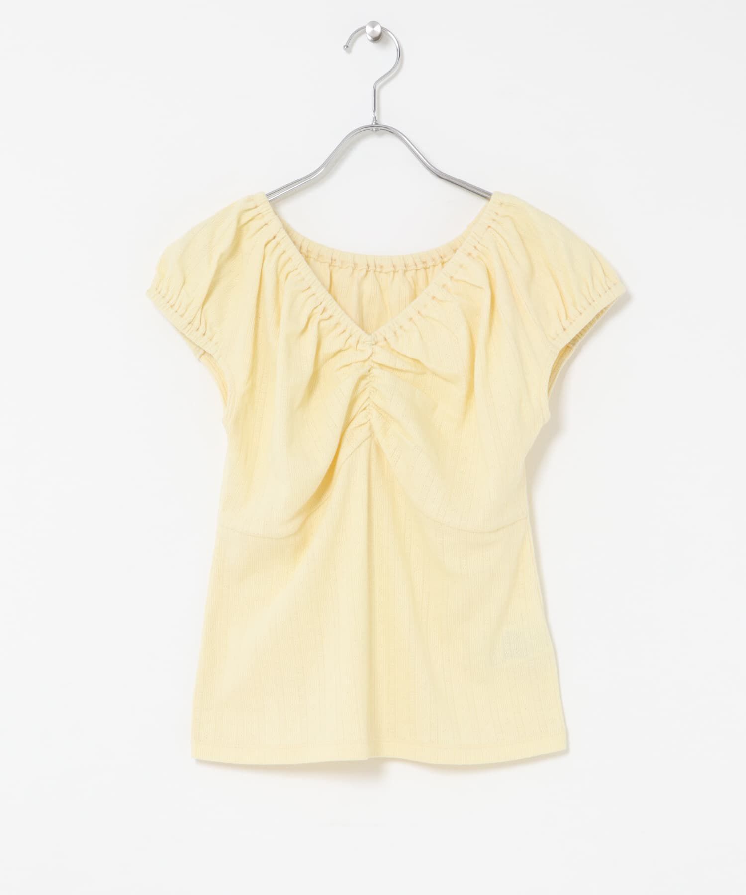 SENSE OF PLACE by URBAN RESEARCH「ギャザーネックカットトップ」|Tシャツ・カットソー|