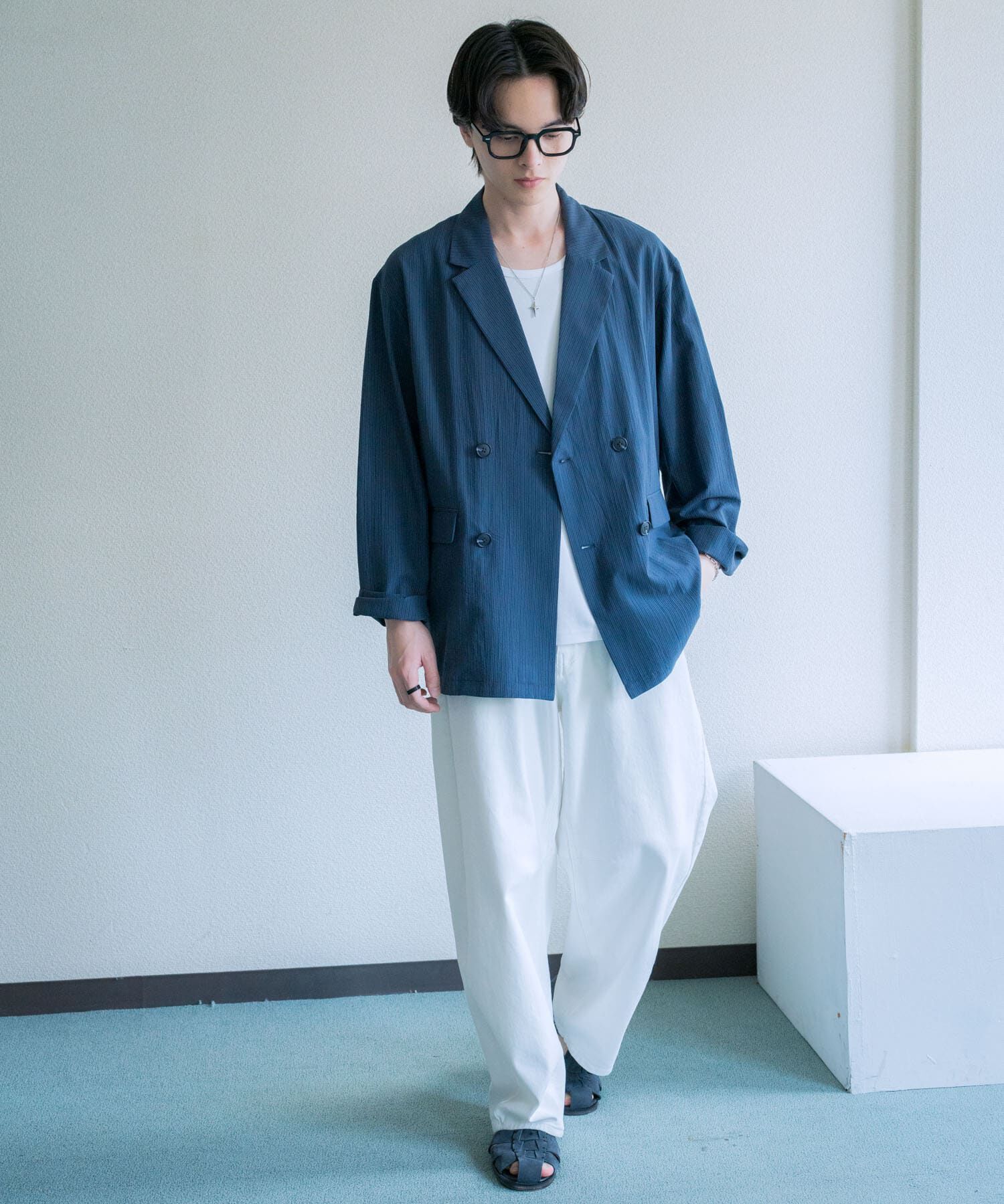SENSE OF PLACE by URBAN RESEARCH「シアサッカーダブルジャケット」|その他|