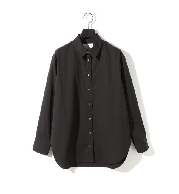 MIDIUMISOLID「MIDIUMISOLID for Ladies ベーシックシャツ」|シャツ・ブラウス|ブラック