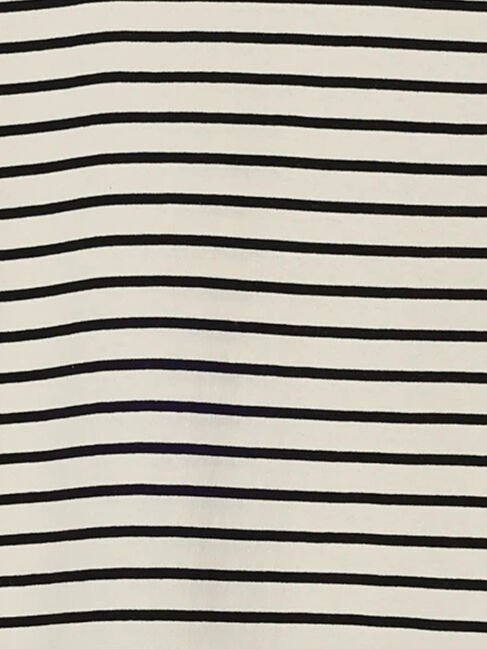 Samansa Mos2「【接触冷感】裾レースボーダーTシャツ」|Tシャツ・カットソー|