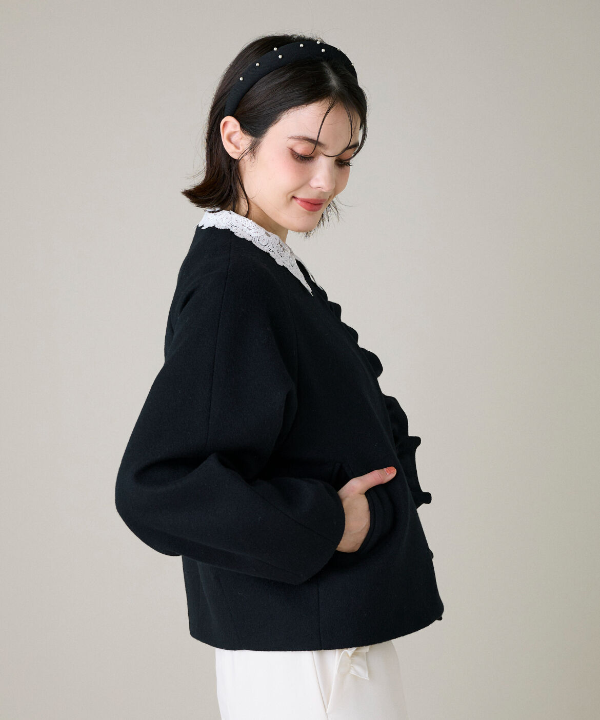 Maglie le cassetto「パールカチューシャ｜顔まわりを華やかに彩る上品なパールカチューシャ」|ヘアバンド|