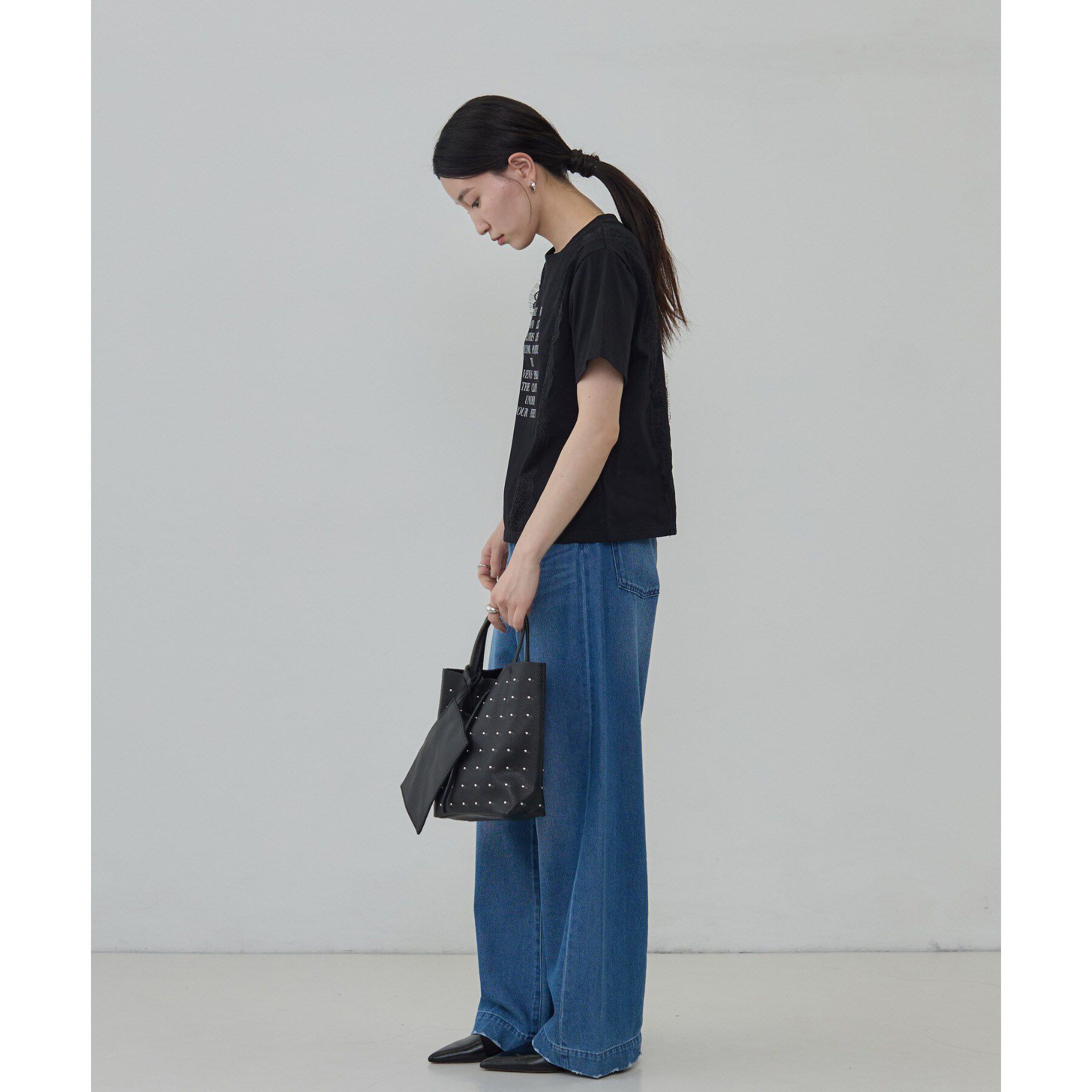 GALLEST「レースステッチドTシャツ」|Tシャツ・カットソー|