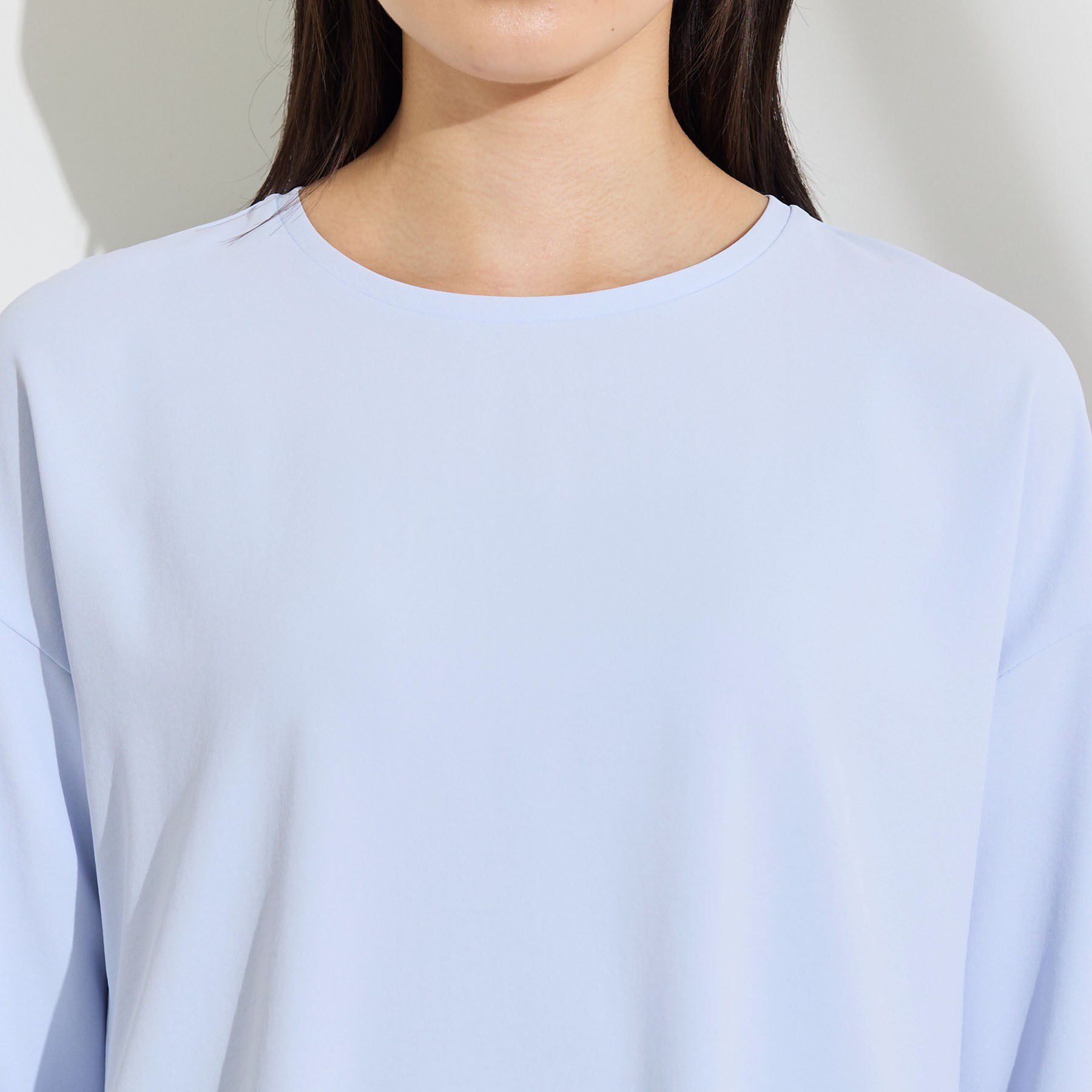 INDIVI「【吸汗速乾／さらっと】キレイめロンT」|Tシャツ・カットソー|