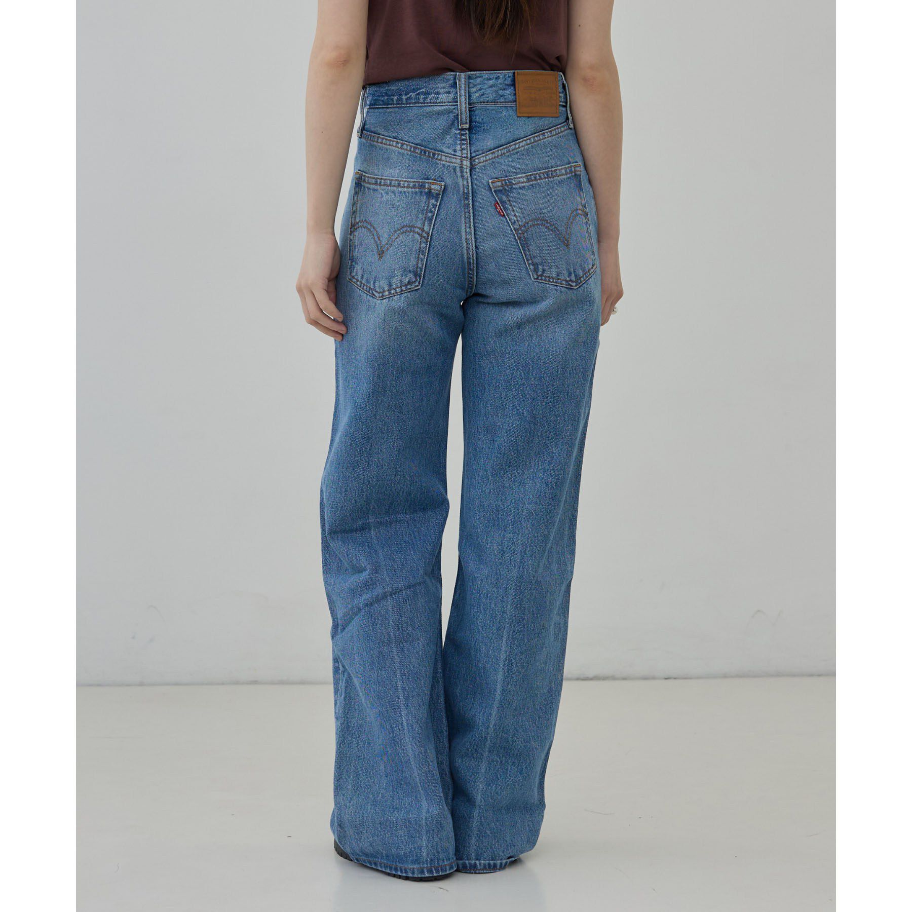 GALLEST「【LEVI&rsquo;S】RIBCAGE WIDE LEG」|デニム|