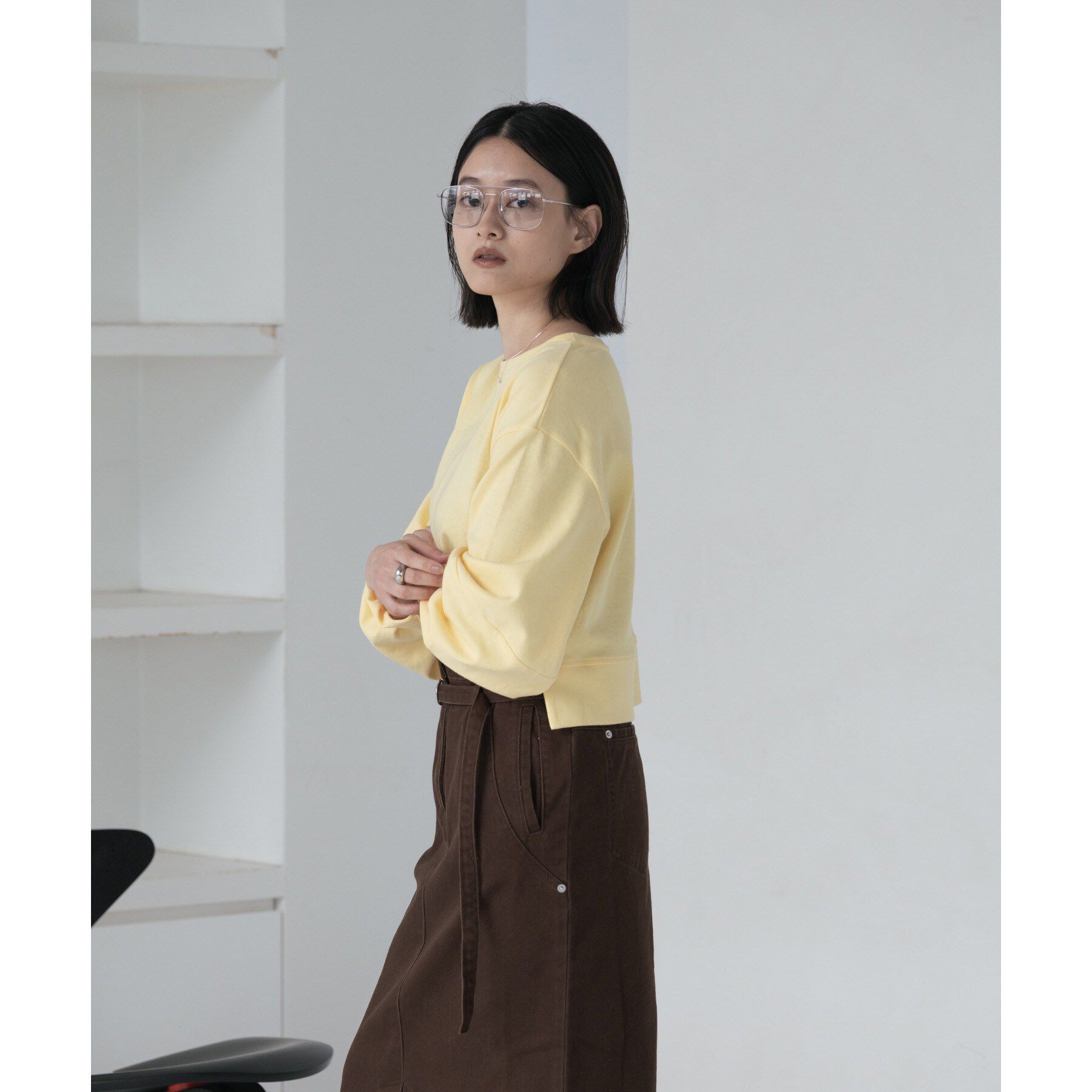 GALLEST「ロングスリーブフォルムカットソー」|Tシャツ・カットソー|