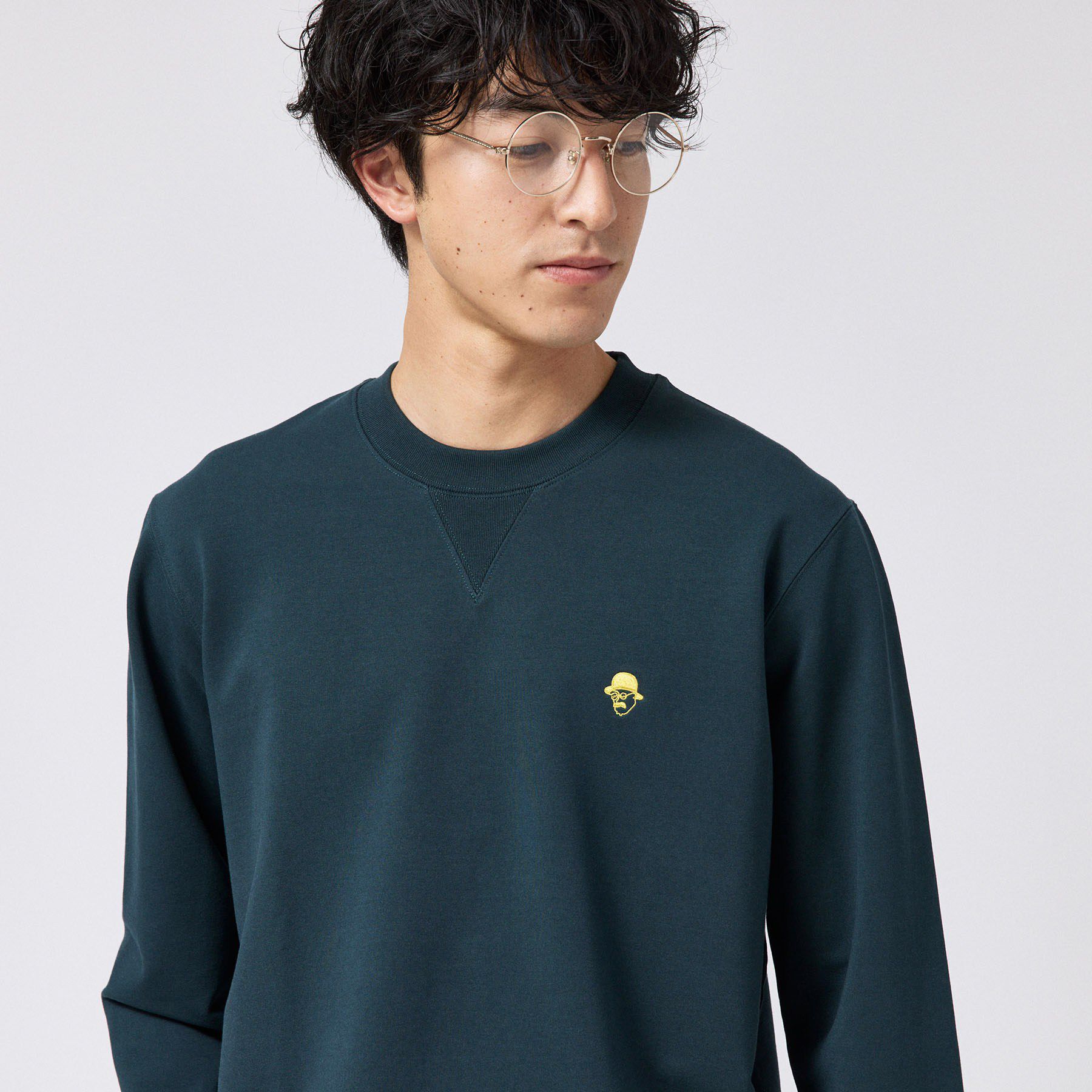 TAKEO KIKUCHI「ワンポイント刺繍 ミニ裏毛 プルオーバージャージ」|パーカー|