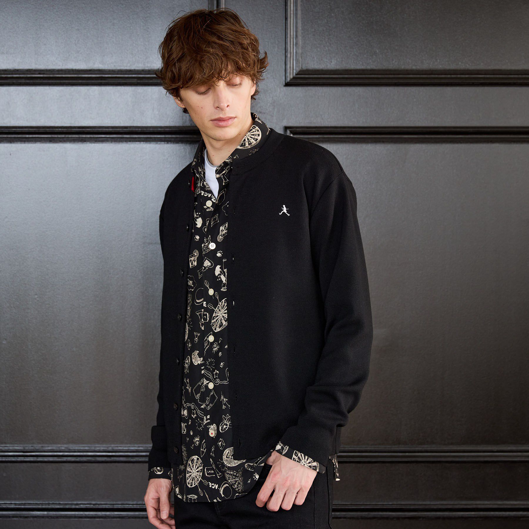 TAKEO KIKUCHI「【BOWLER HAT LABEL】日本製クルーネックカーディガン」|カーディガン|