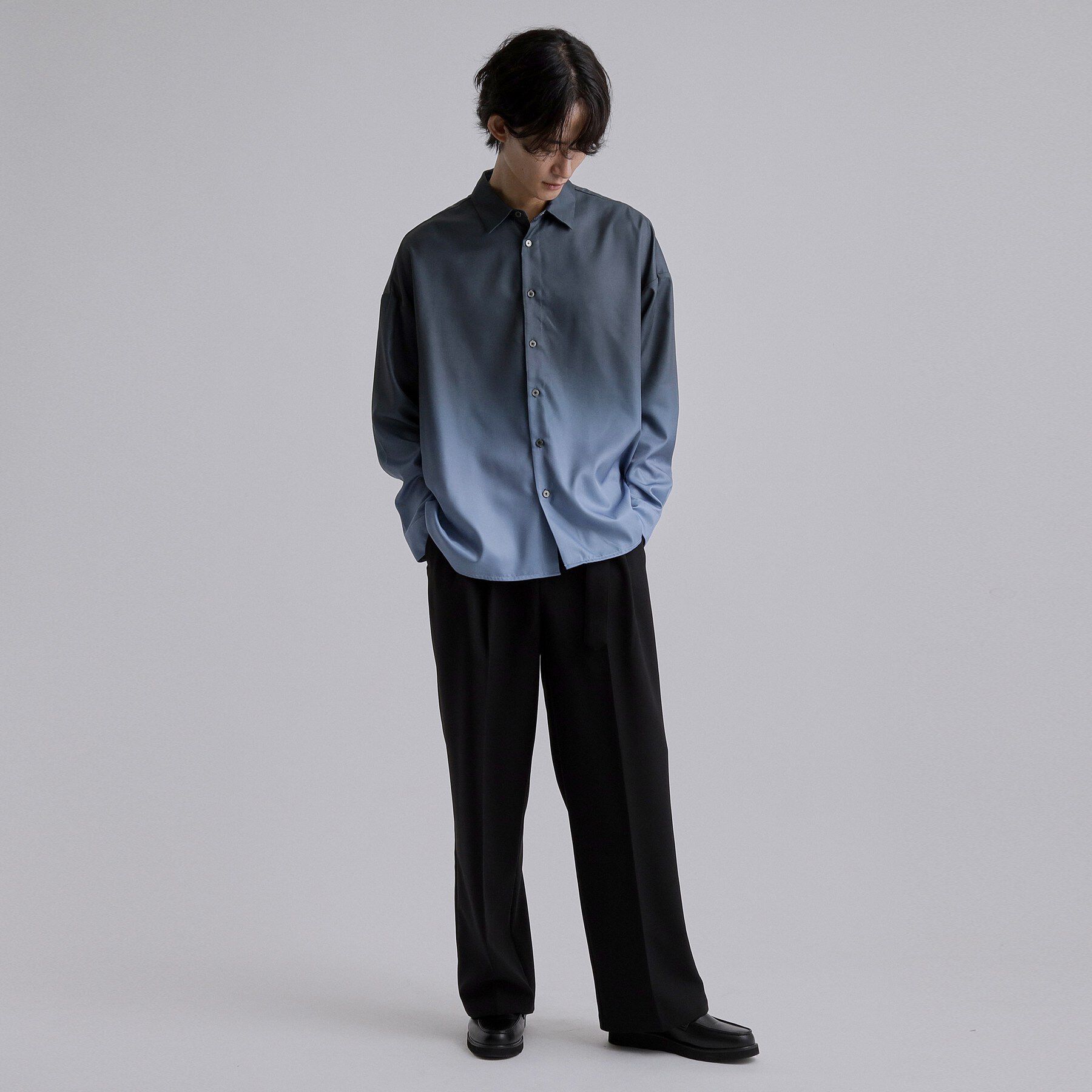 tk.TAKEO KIKUCHI「なめらかグラデーションシャツ」|シャツ・ブラウス|