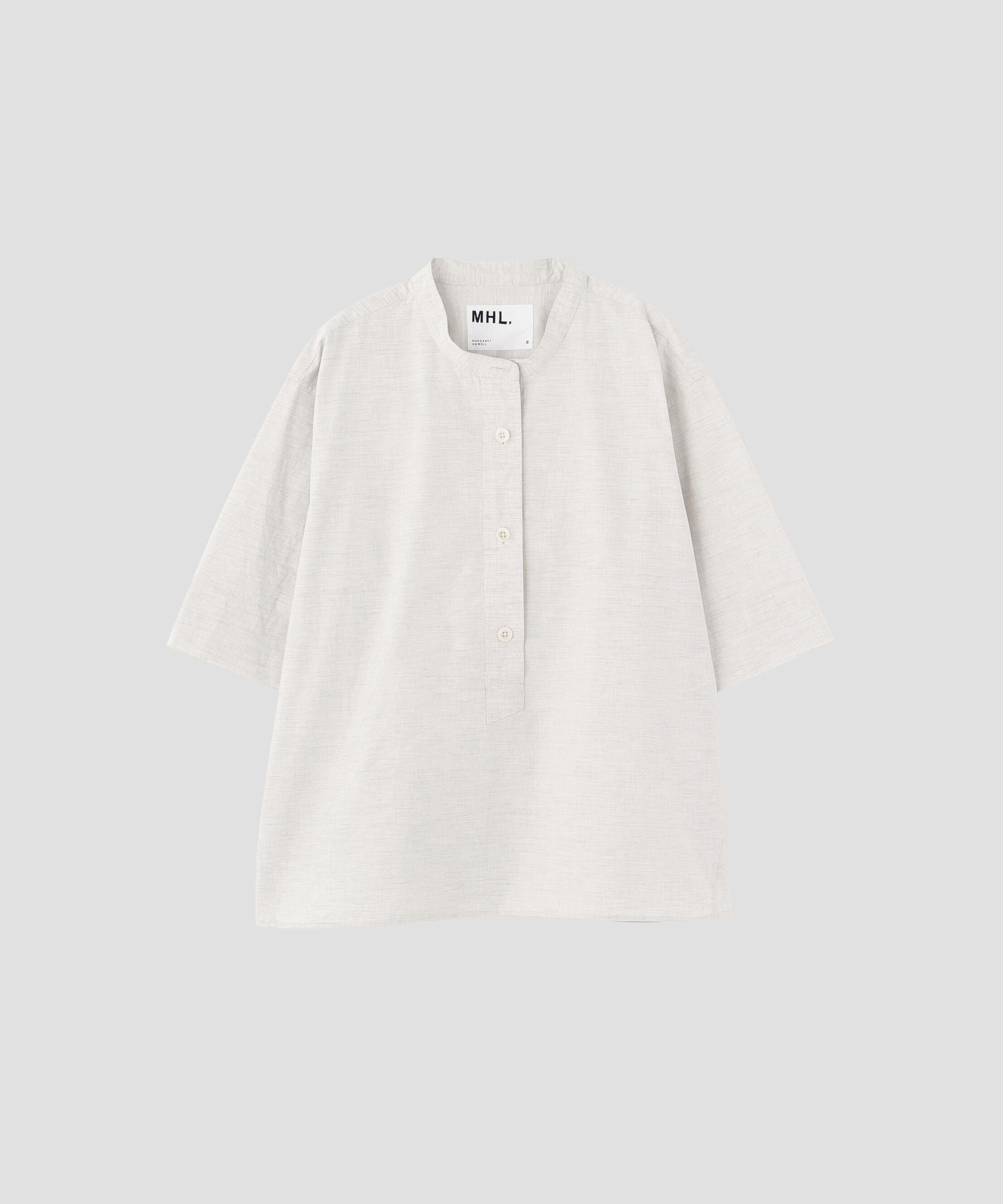 MHL.「HIGHCOUNT TOP DYED COTTON SHIRT」|シャツ・ブラウス|