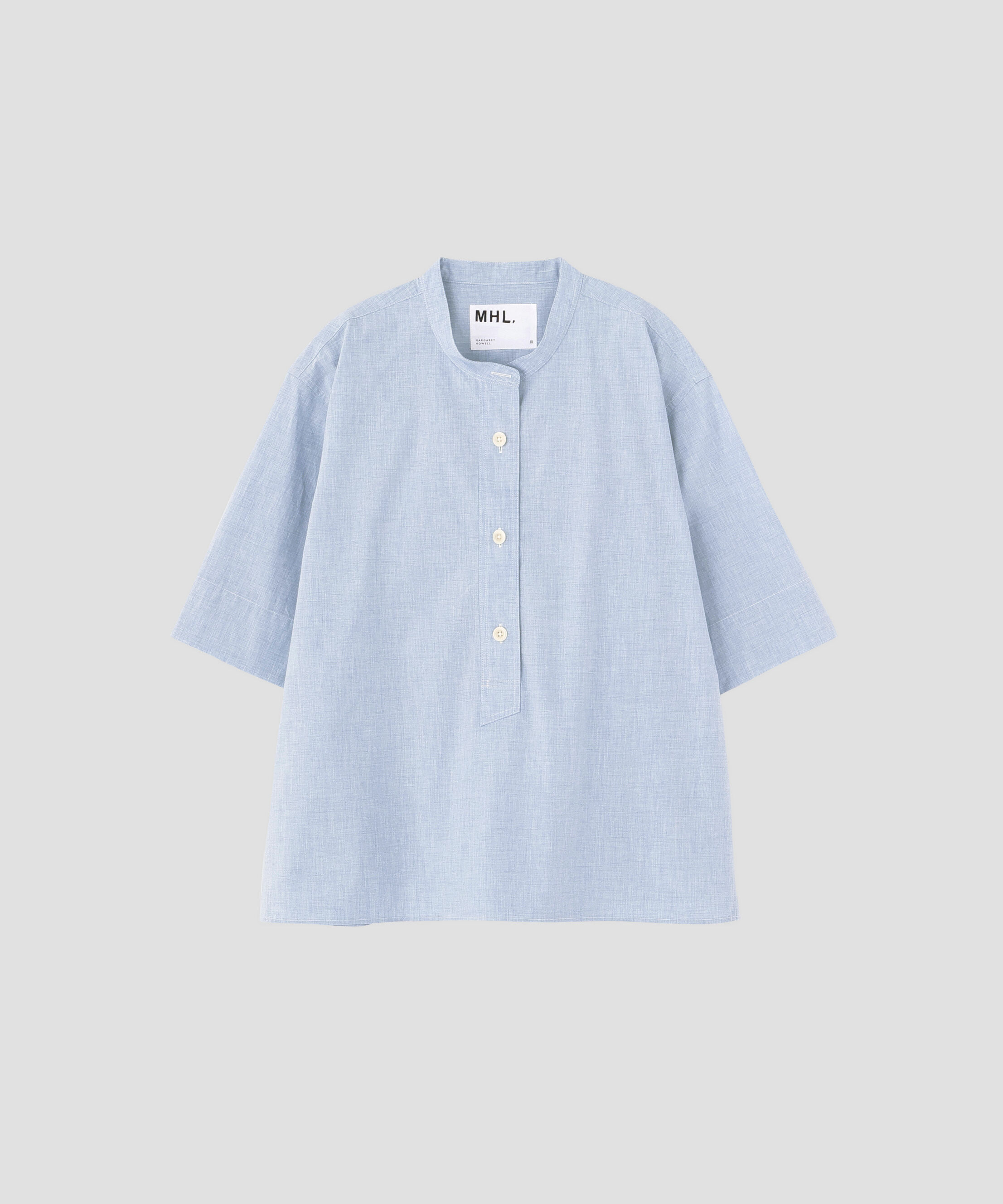 MHL.「HIGHCOUNT TOP DYED COTTON SHIRT」|シャツ・ブラウス|